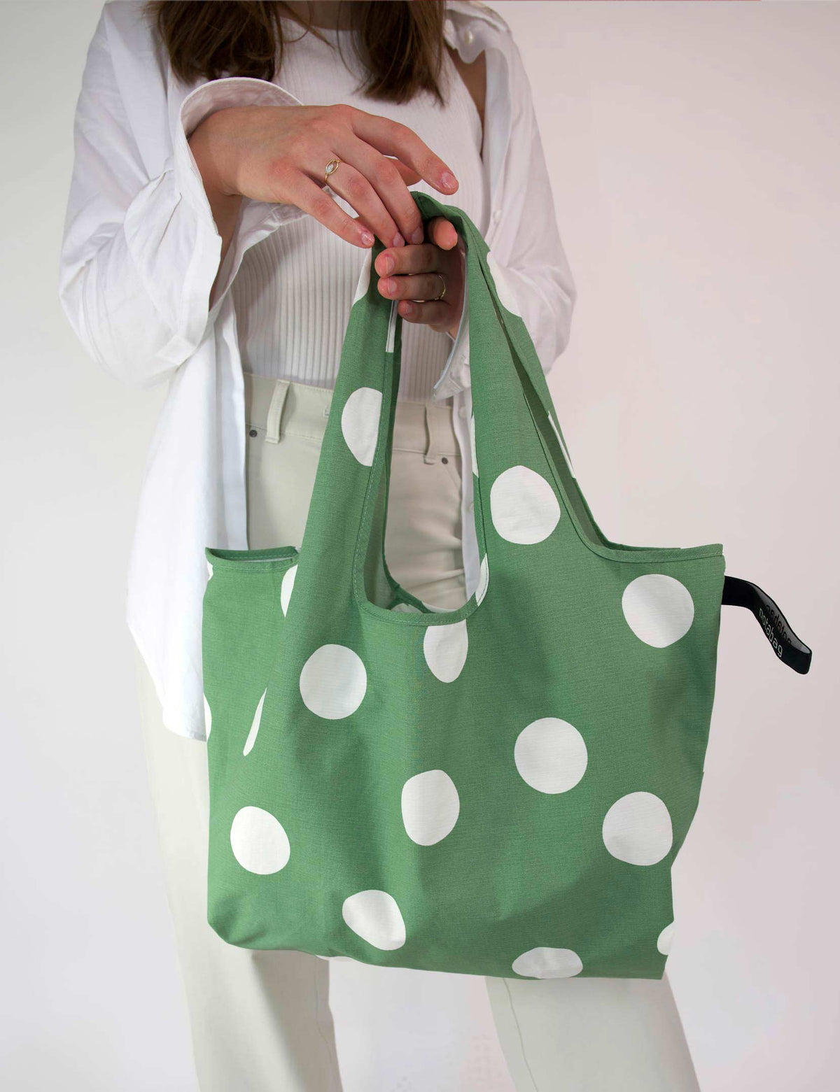 Tote - Olive Dots - Pack of 5